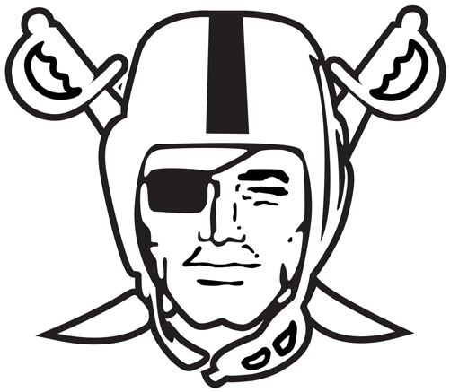 Teams Archive - Raider - Oakland Raiders Coloring Pages (500x500), Png Download