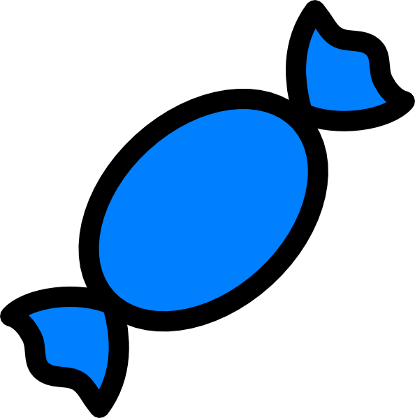 Png Image - Blue Candy Clipart (594x598), Png Download