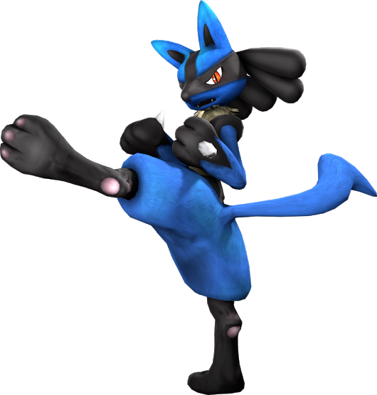 Photo - Lucario Smash 4 Png (530x554), Png Download
