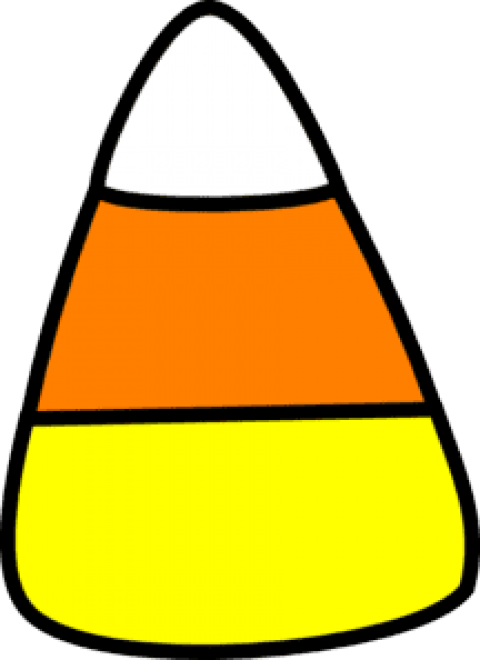 Halloween Candy Corn Clipart (432x594), Png Download