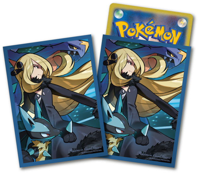 Cynthia, Garchomp, & Lucario - Cynthia Sleeve Pokemon (640x640), Png Download