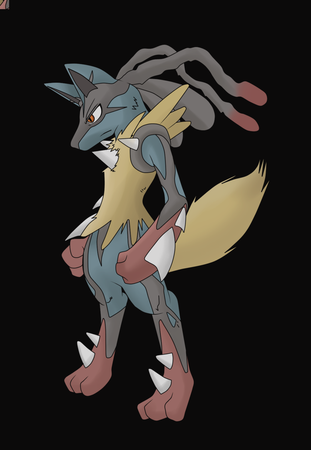 Lucario (1024x1481), Png Download