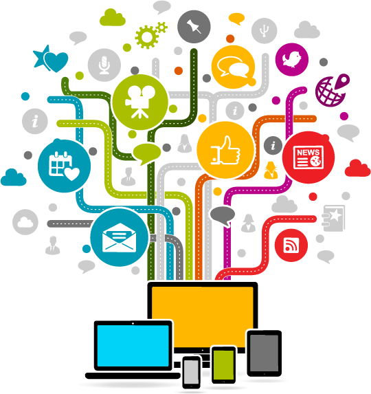 Digital Marketing - Digital Marketing Clipart Png (540x573), Png Download