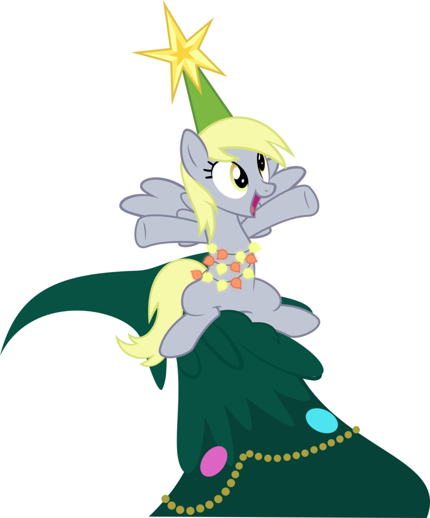 A Hearth's Warming Tail, Artist - Mlp Derpy Christmas Star (850x1024), Png Download