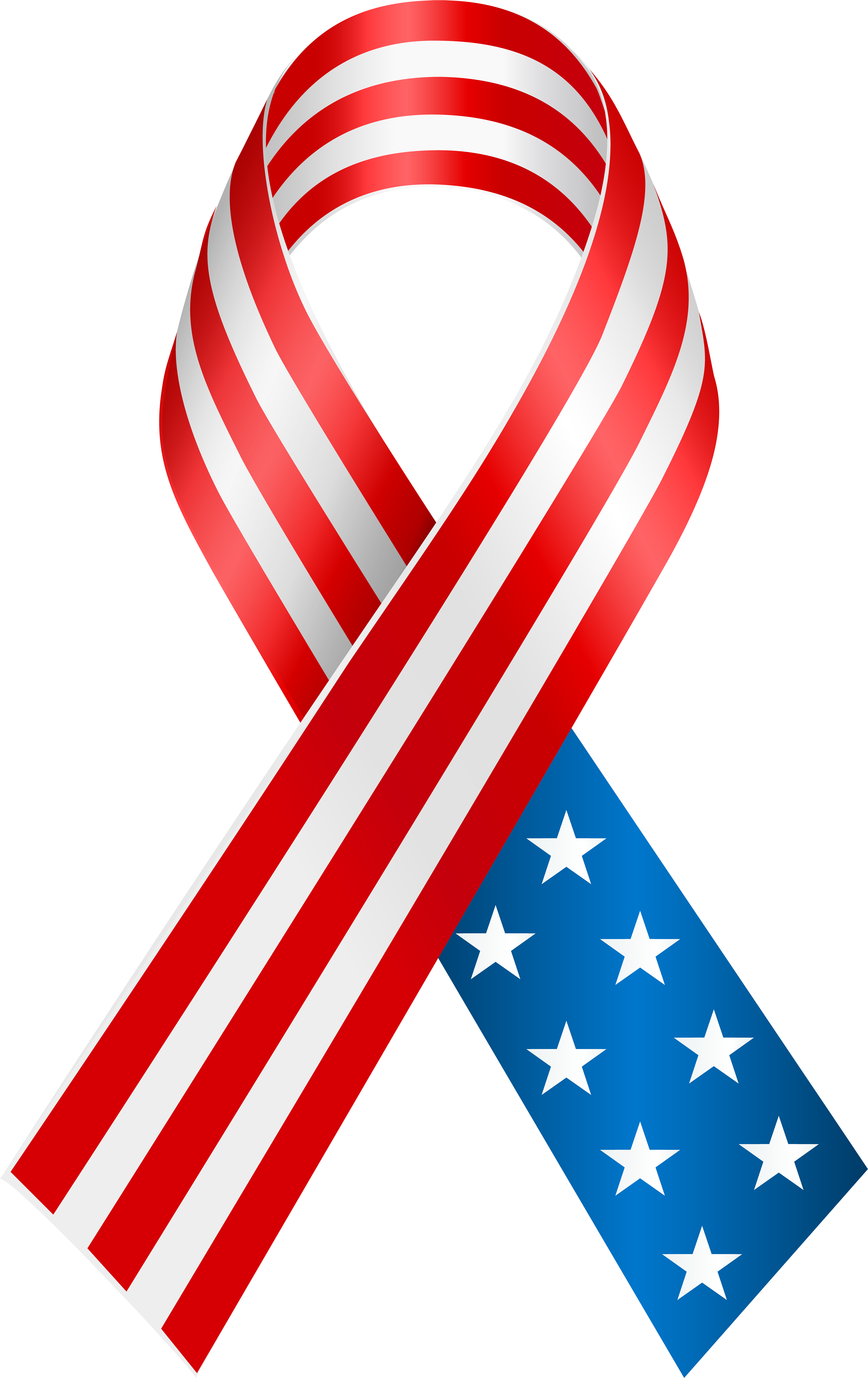 Usa Ribbon Png Clip Art Imageu200b Gallery Yopriceville - American Flag Ribbon (5040x8000), Png Download