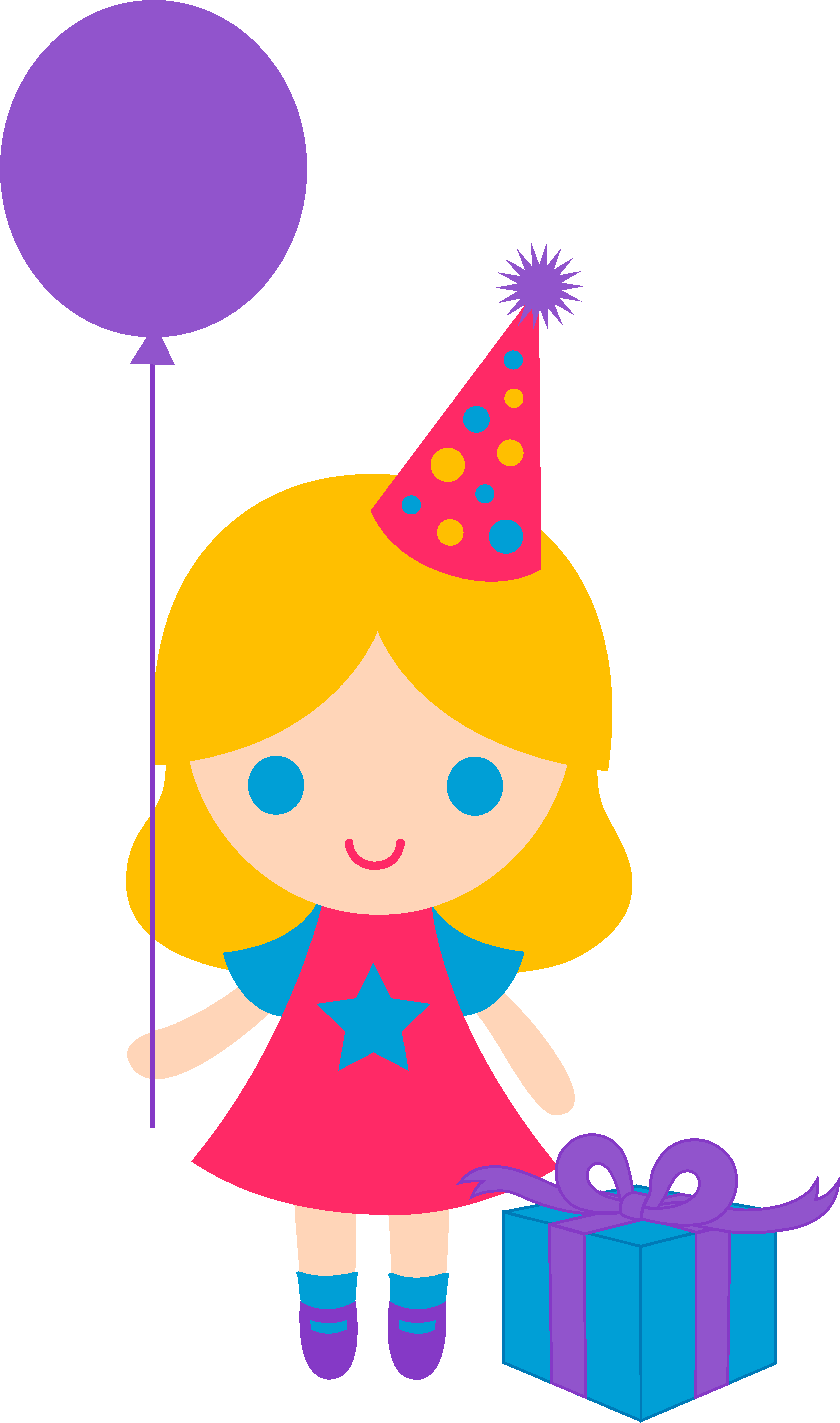 Images Of Baby Girls First Birthday Clip Art - Festa De Aniversario Em Ingles (4986x8442), Png Download