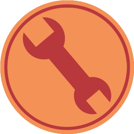 Engineer Emblem Red - Vintage Wall Clock (540x540), Png Download