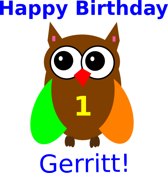 Pink Owl Olivia Birthday Svg Clip Arts 582 X 598 Px (582x598), Png Download