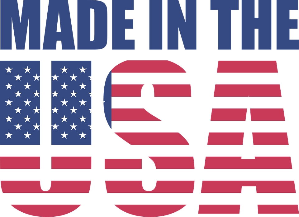 Made In U - Made In Usa Png (960x698), Png Download