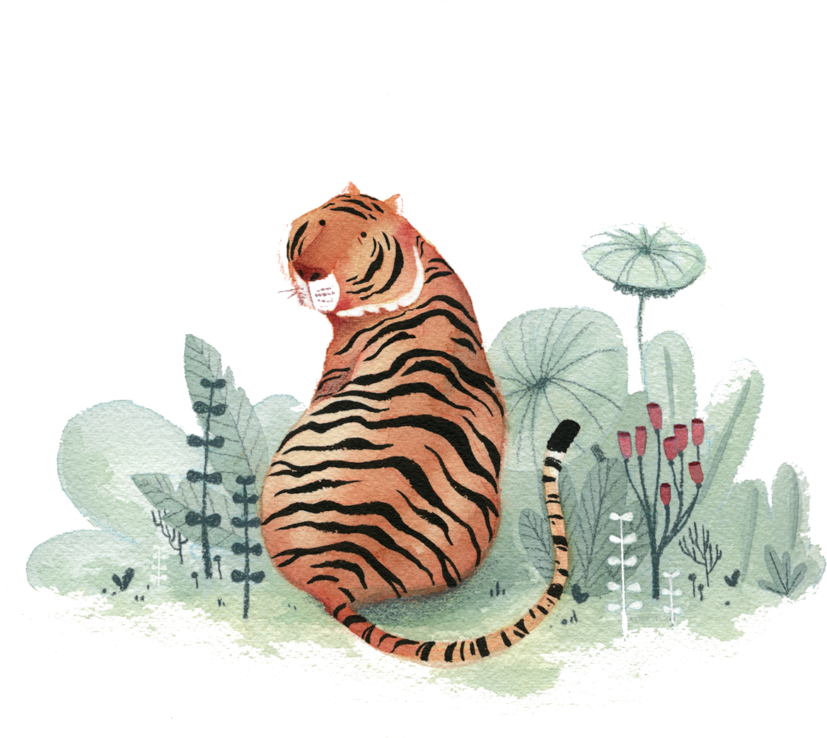 Drawing Watercolor Painting Illustration - Tiger Watercolor Png (1200x1168), Png Download