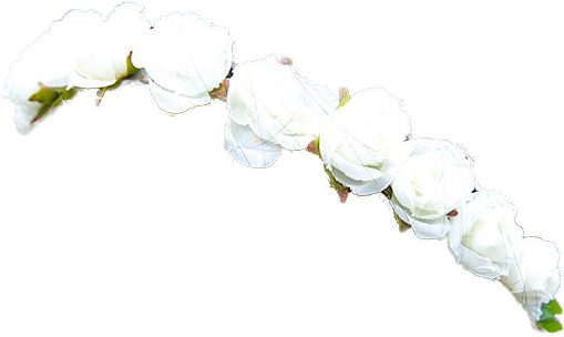 49 Images About اطواق ورد On We Heart It - White Flower Crown Png (807x807), Png Download