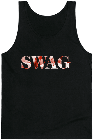 Swag Flowers Tank Top - Active Tank (484x484), Png Download