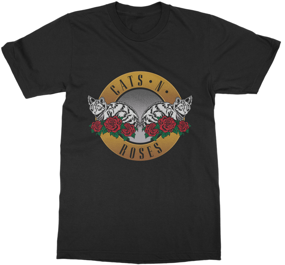 Cats And Roses ﻿unisex T-shirt - Social Distortion Skeleton Shirt (1024x1024), Png Download