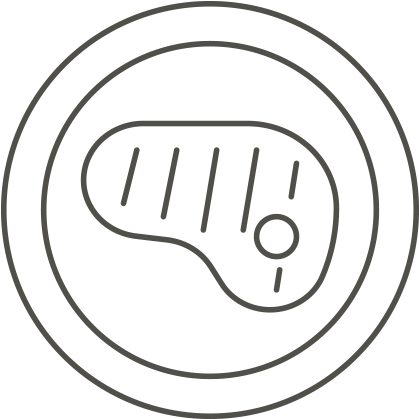 Beef And Pig Roast Menus - Beef (500x500), Png Download