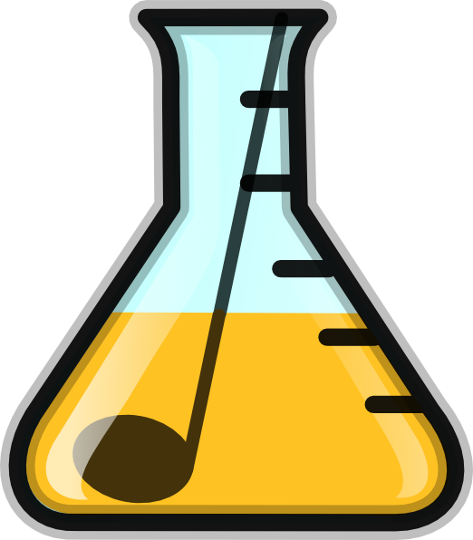 Flask With Music Note Png Clip Arts Has - Dablabz (522x596), Png Download