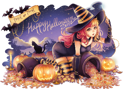 Happy Halloween Trick Or Treat Logo 500 X - Halloween (500x300), Png Download