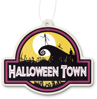 Happy Halloween Classic Design Paper Air Freshener - Halloween Town Shirt (350x350), Png Download
