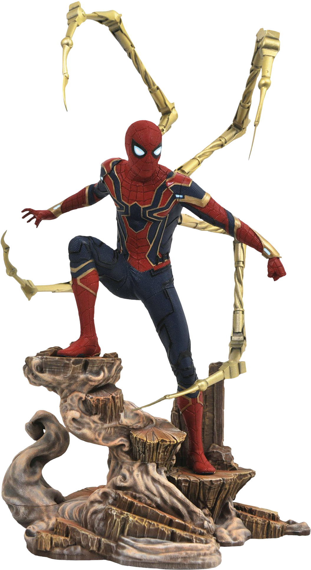 Infinity War - Diamond Select Spider Man Infinity War (1361x2048), Png Download