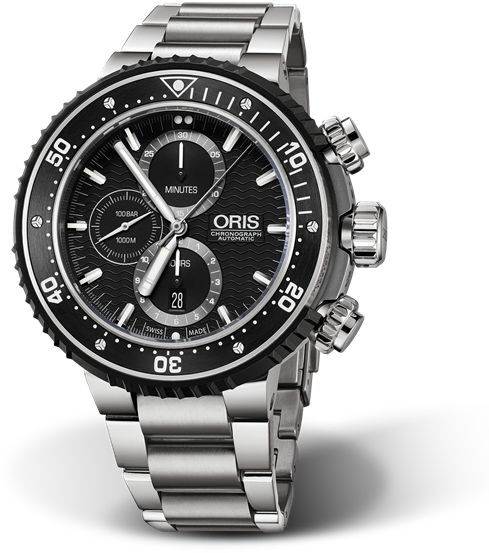 Oris Prodiver Chronograph - Oris Pro Diver Chronograph (488x600), Png Download