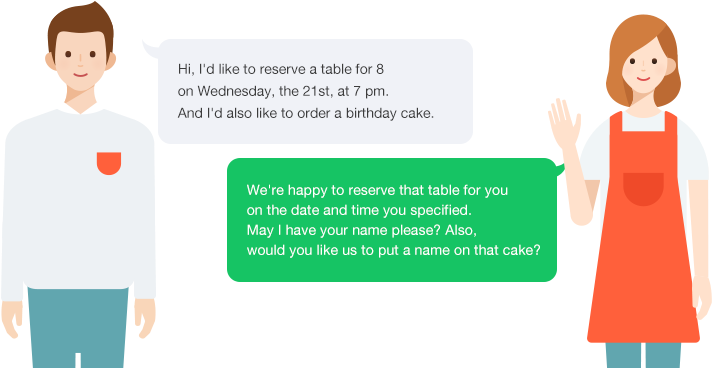 Reply Directly To Inquiries From Line Friends In Real - Friends Png (714x400), Png Download