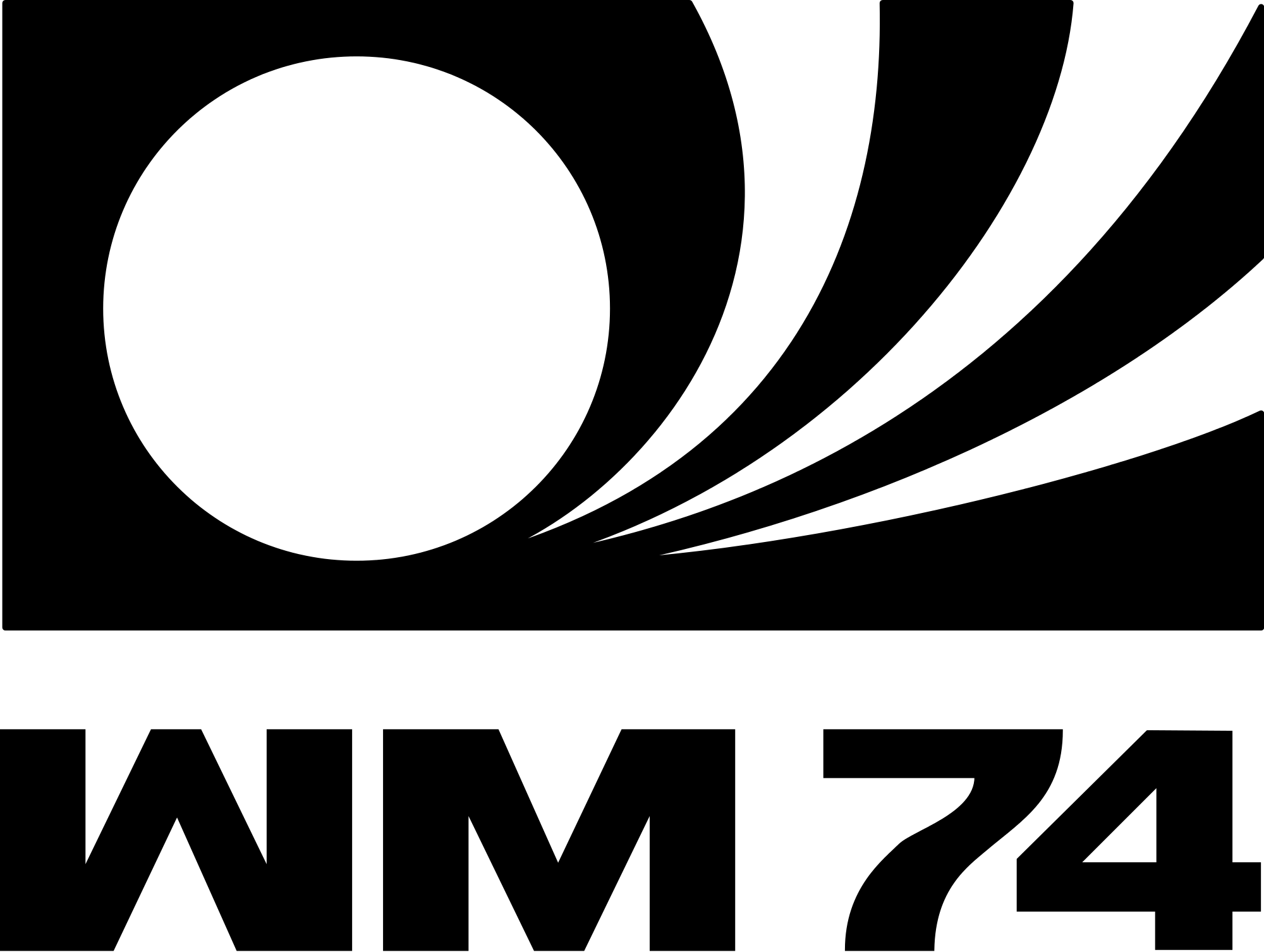 Open - World Cup 1974 Logo (2000x1507), Png Download