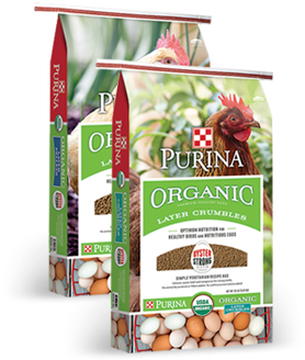 Purina® Organic Layer Pellets Or Crumbles - Purina Organic Chicken Feed (300x430), Png Download