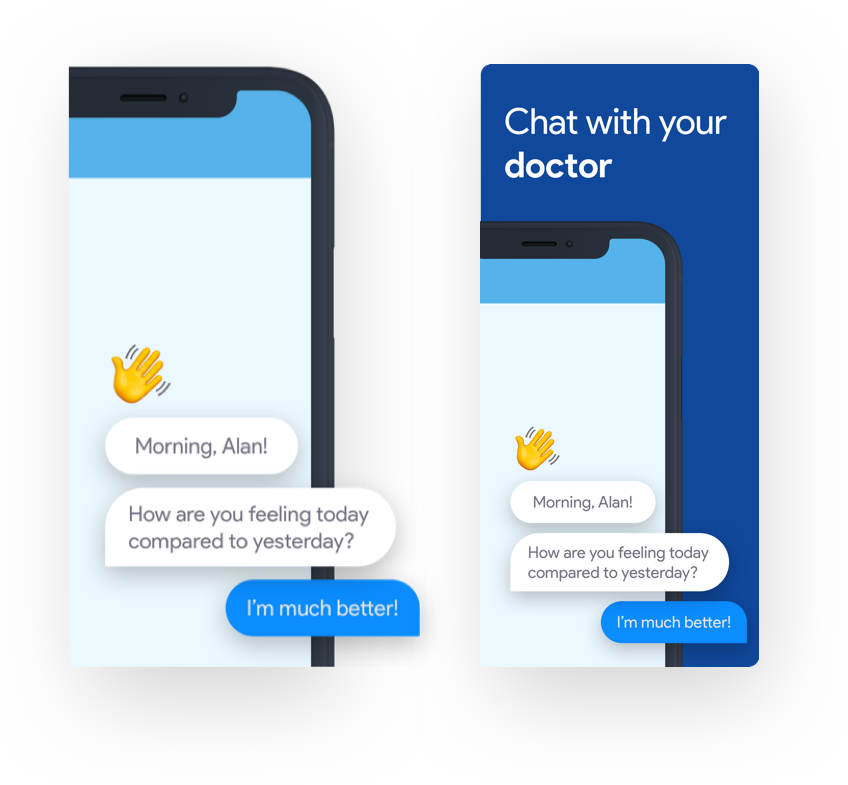 I Tried To Integrate Heydoctor's Brand Into The Chat - Iphone (848x785), Png Download