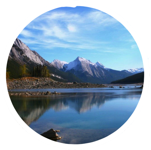 Shadowed Mountains - Reflection (947x619), Png Download