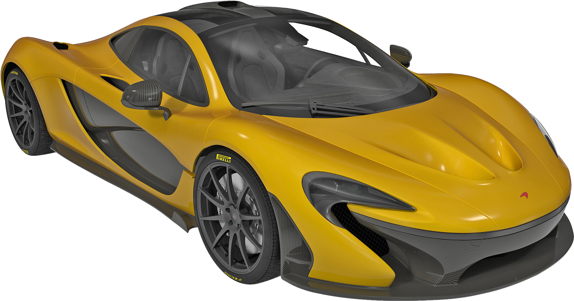 Mclaren P1 Free Download Png - Sports Car (2048x2048), Png Download