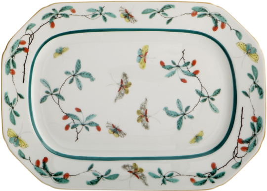 Mottahedeh Famille Verte Cookie Tray - Mottahedeh Famille Verte Cookie Tray Y1720 (650x650), Png Download