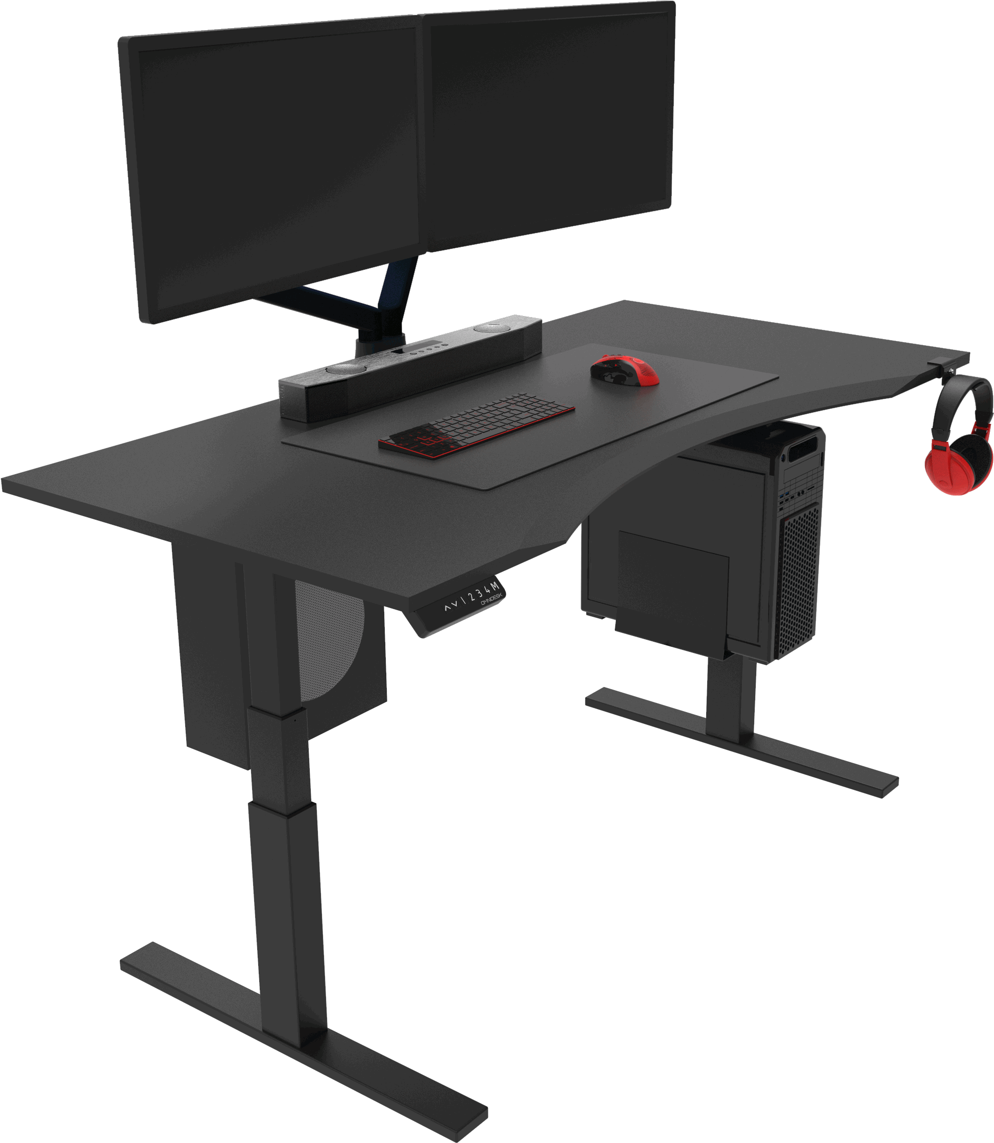 Custom Standing Desk From $680 - Omnidesk Singapore (2500x2500), Png Download