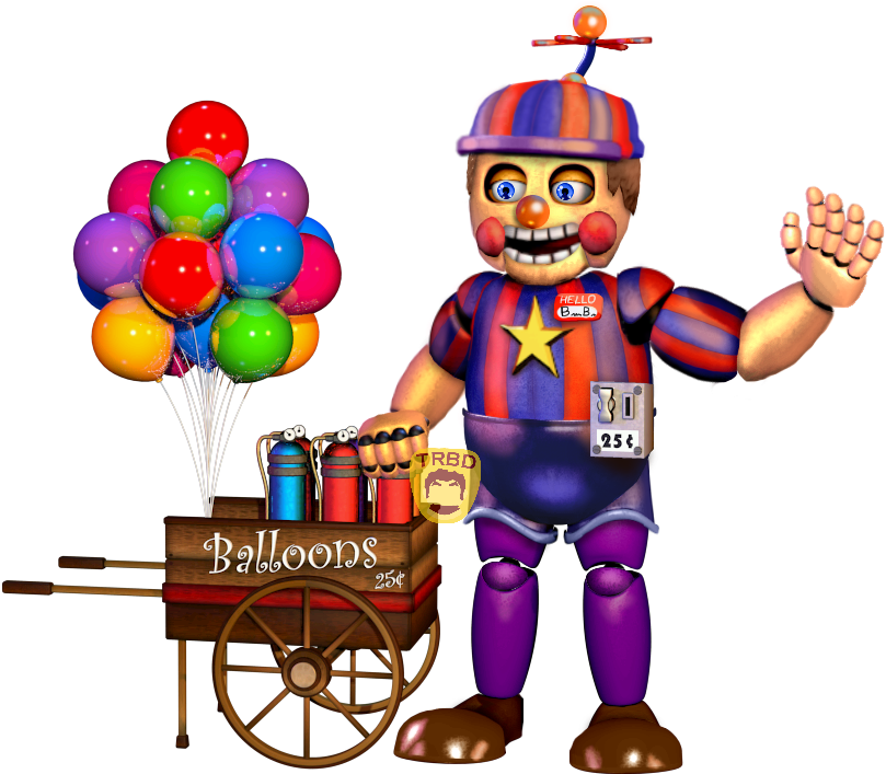 File History - Fnaf 2 Balloon Boy (836x735), Png Download