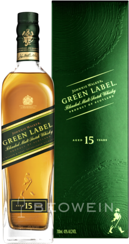 Johnnie Walker Green Label 15 Year Old 0,7 L - Johnnie Walker Green Label 700ml (500x500), Png Download