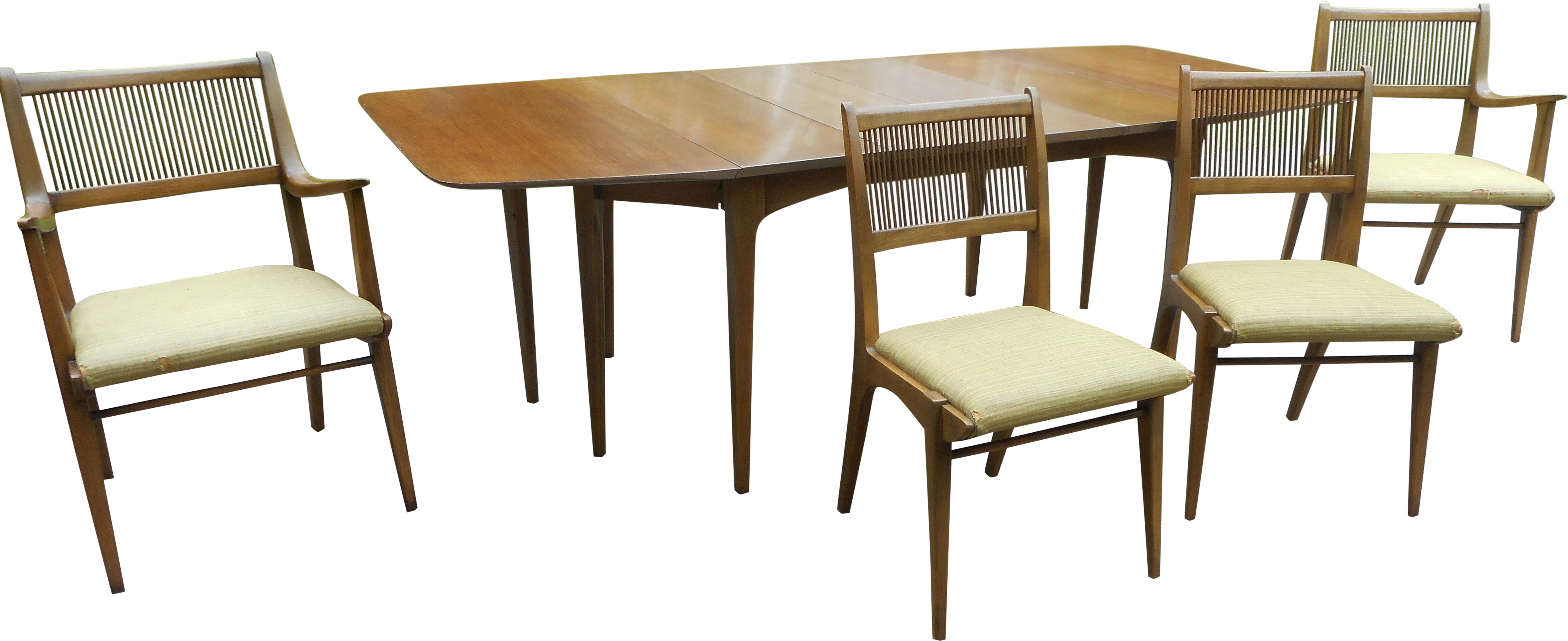 John Van Koert For Drexel Profile Dining Set On Chairish (5516x2252), Png Download