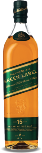 Johnnie Walker Green Label 15yo Blended Malt Scotch - Johnnie Walker Green Label (268x492), Png Download
