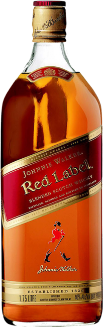 Johnnie Walker Red Label Scotch - 1.75 Johnnie Walker Red Label (650x650), Png Download