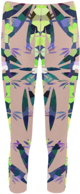 Bamboo Leaves Capri Legging - Pajamas (500x500), Png Download