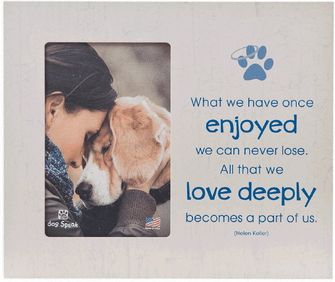 What We Have Once Enjoyed - Memorial Picture Frame For Dog (800x600), Png Download