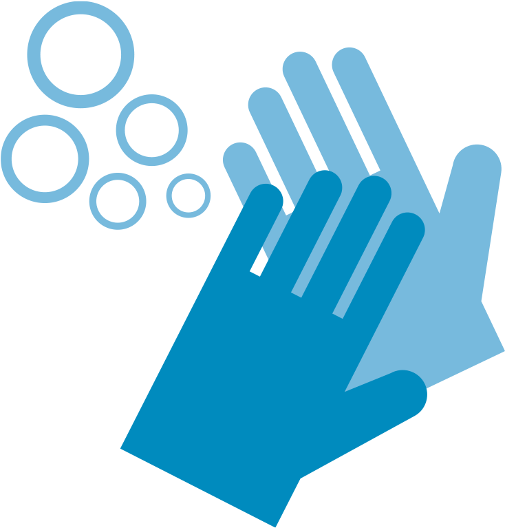 Please Clean Your Hands - Wash Hands Icon Png (768x768), Png Download