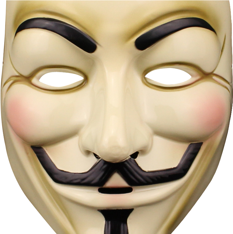Anonymous Mask Png Transparent Image - Mask Anonymous (910x768), Png Download