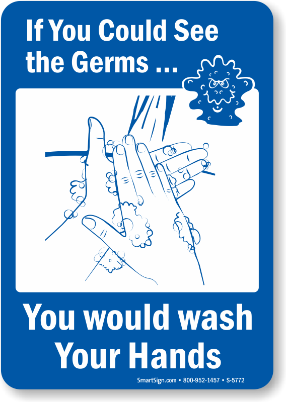 Practice Good Hand Hygiene Sign - Wash Hands Bathroom Signs (568x800), Png Download