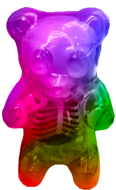 N1ghtcrawlers - Gummy Bear Meme Transparent (500x693), Png Download