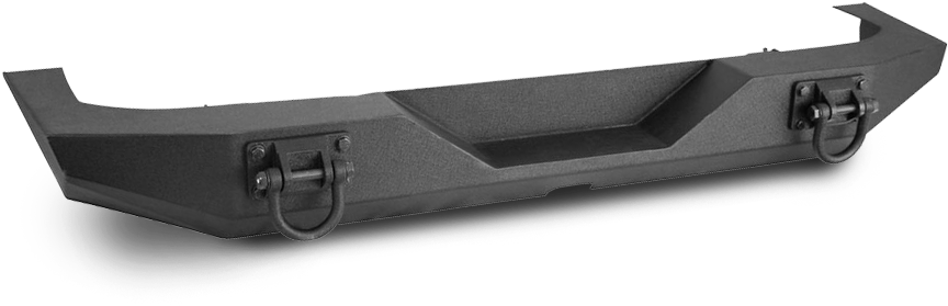 Rugged Ridge Xhd Rear Bumper With Hummer Style Shackles, - Paraurti Posteriore Jeep Wrangler Jk (900x600), Png Download