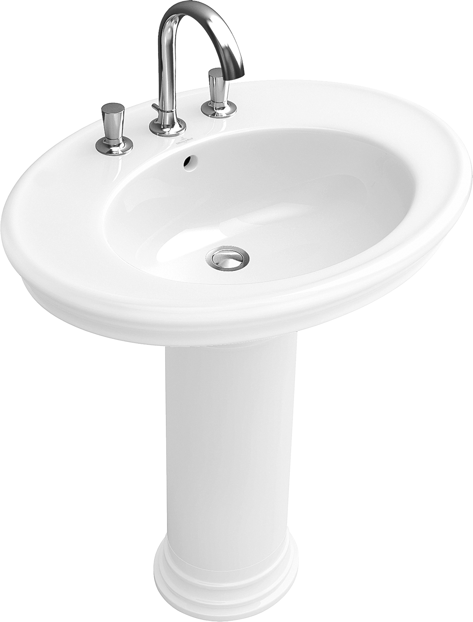 Villeroy & Boch Built-in Washbasin Amadea 6198a1r2 (1557x2048), Png Download