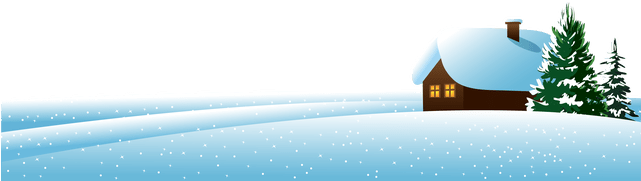 Winter House And Snow Png Clipart Image Clip Art Library - Snowy Ground Clipart Png (640x197), Png Download