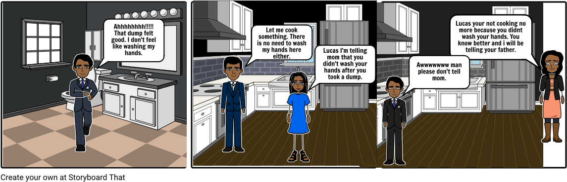 Download Don't Wash His Hands - Cartoon - Full Size PNG Image - PNGkit