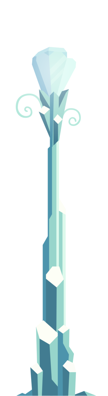 Misteraibo, Crystal, Crystal Empire, Lamppost, No Pony, - Street Light (546x1462), Png Download