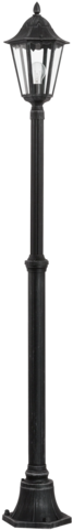 Navedo Outdoor 1l Large Lampost Black - Eglo 93464 (480x480), Png Download
