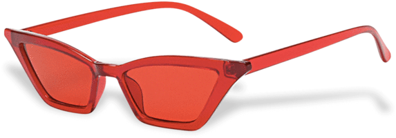 Bella - Red Sunglasses Cat Eye (600x600), Png Download
