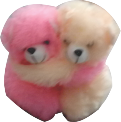 Twin Teddy Bear Soft Toy - Toy (498x500), Png Download
